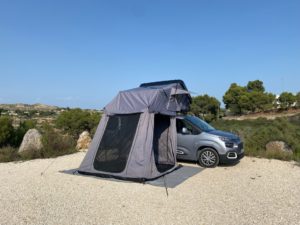 Annexe de tente de toit